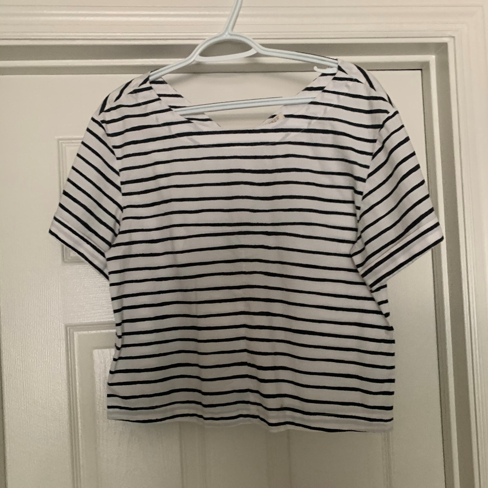 Boxy Black/White Shirt